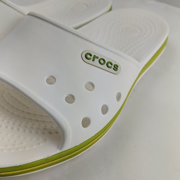 CROCS Shoes - Crocs White slip-ons women's size 6